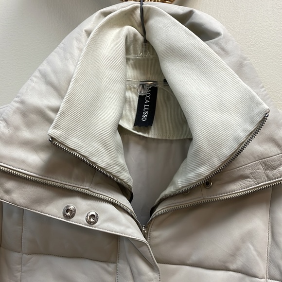 New Women’s JAKETT Leather Puffer Jacket By Giacca Lusso!🔥🔥🔥 - Picture 6 of 16